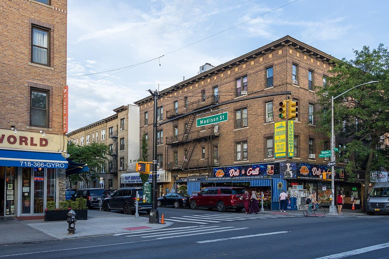 A street in Ridgewood, Queens, the neighbourhood where Nowadays is located