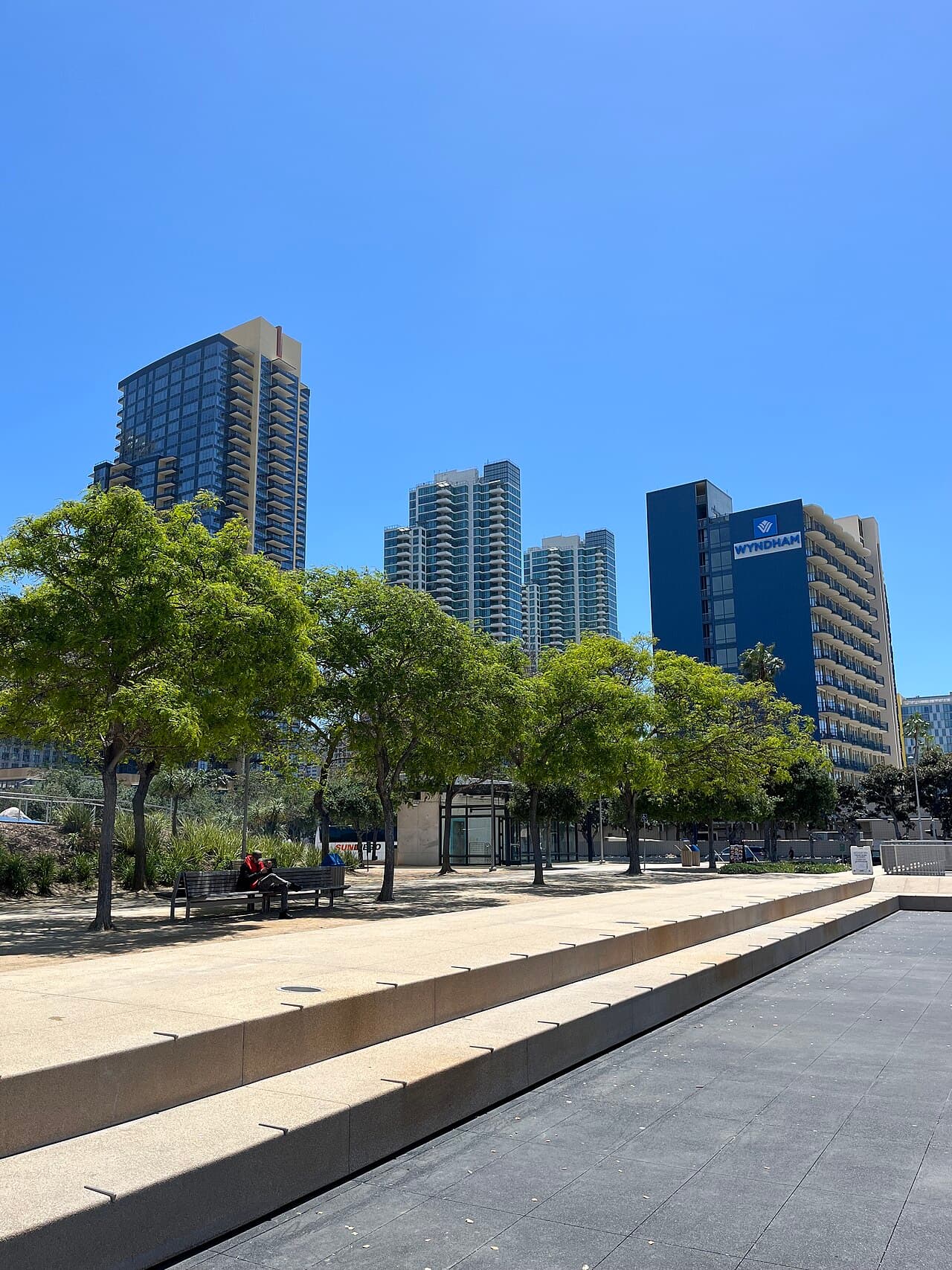 Waterfront Park in San Diego on the bay — the open-air home of CRSSD Festival