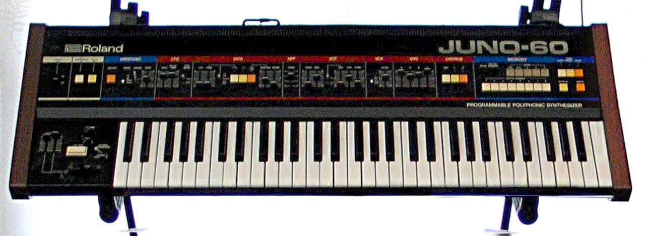 ディープハウスの豊かなコードを生んだシンセサイザー、Roland Juno-60