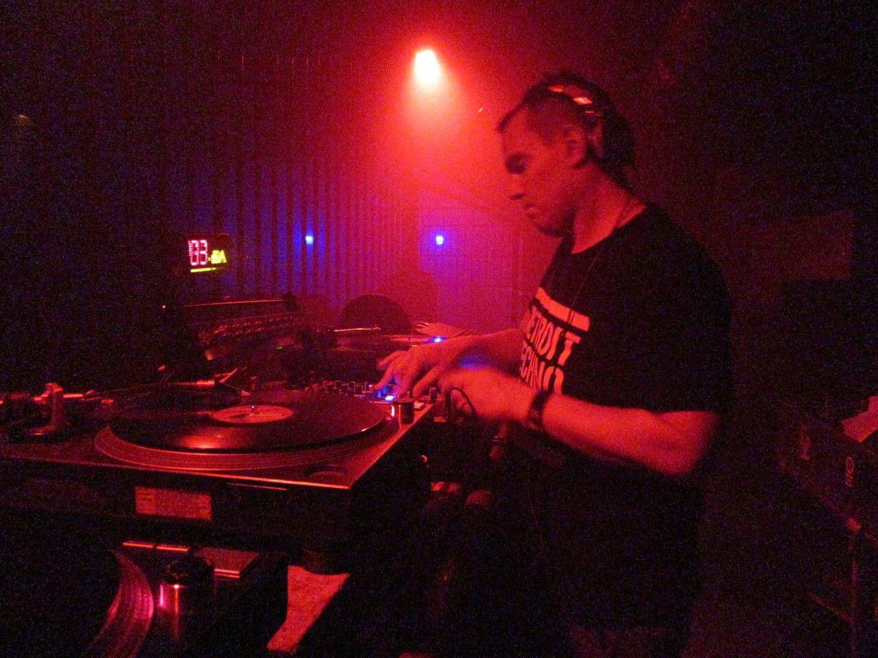 A DJ playing at Tresor nightclub in Berlin, a temple of techno