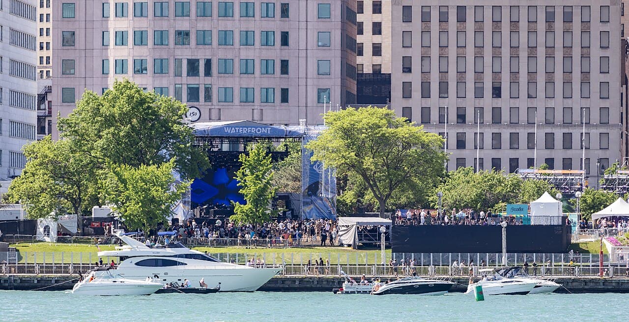 Movement Music Festival at Hart Plaza, Detroit — techno's annual homecoming on the riverfront