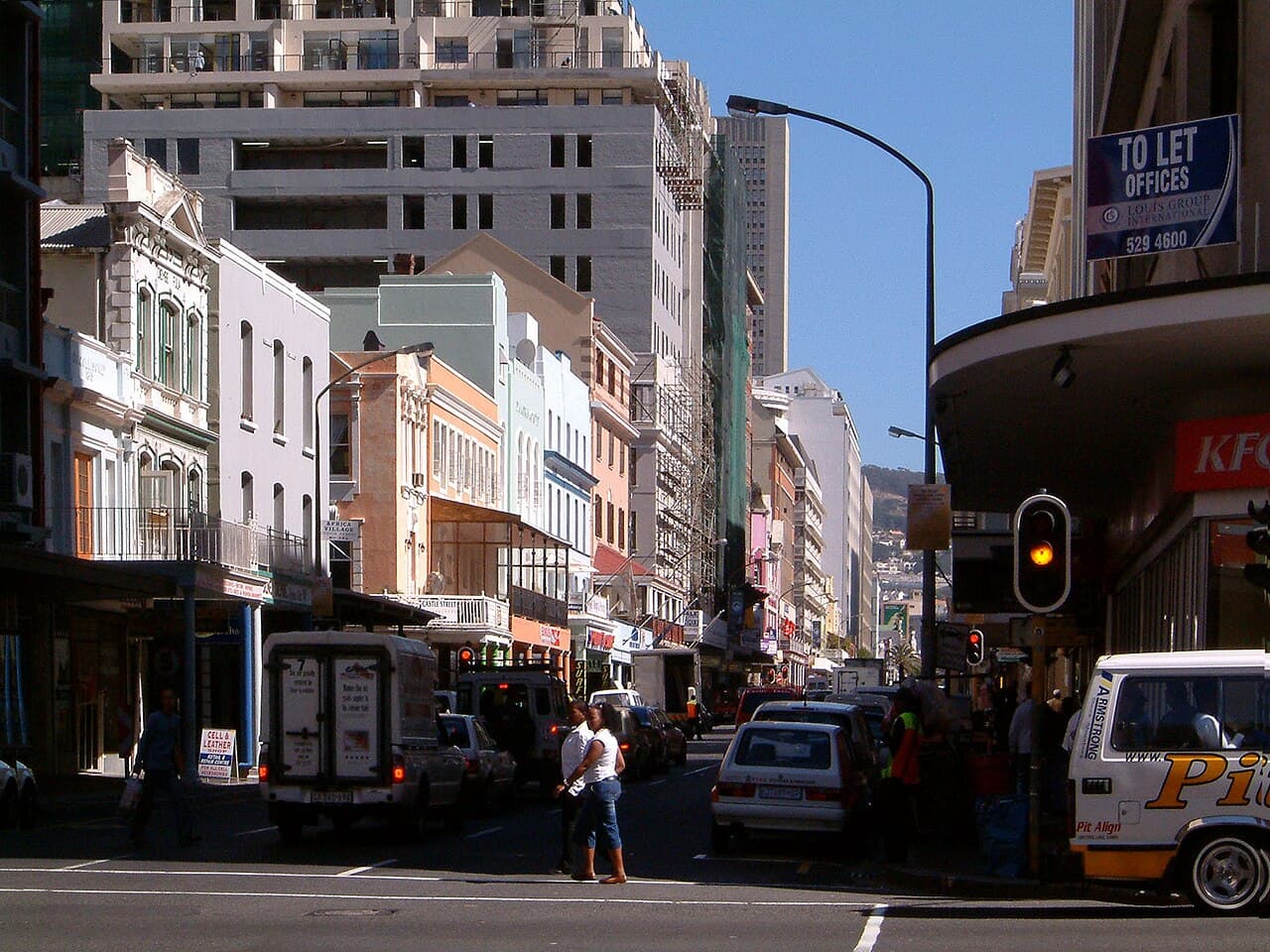 Long Street, Cape Town — the nightlife strip where Fiction is located (area photo, not the venue interior)